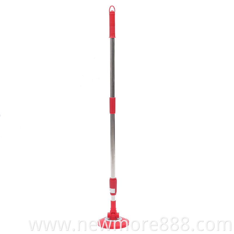 Microfibre Mop With Plastic Basket